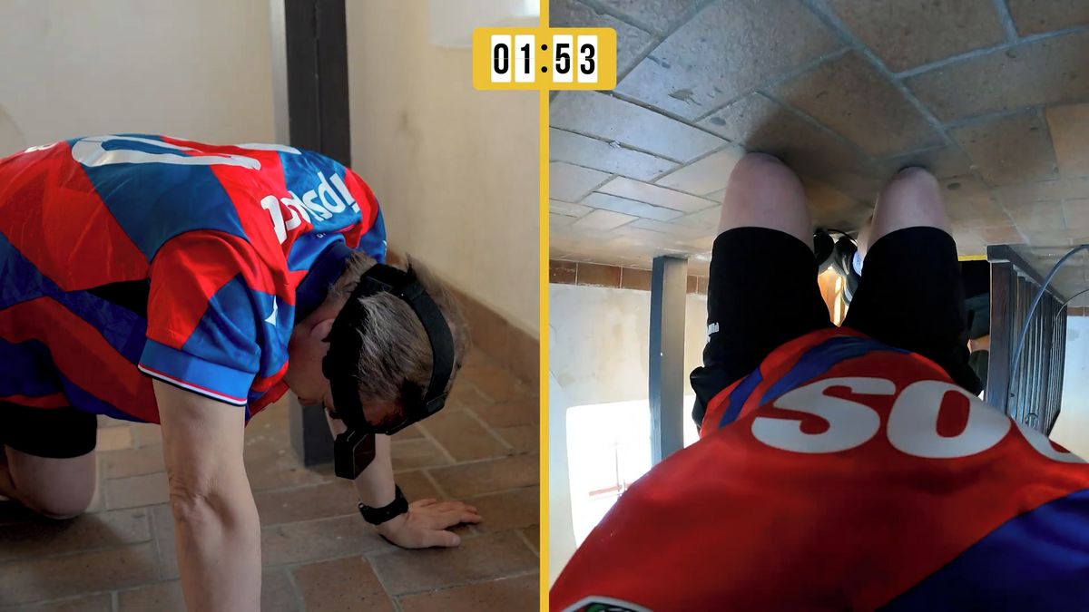 Plzeňský biskup zdolal nejvyšší kostelní věž v ČR. „Zkuste mě předběhnout,“ vyzval